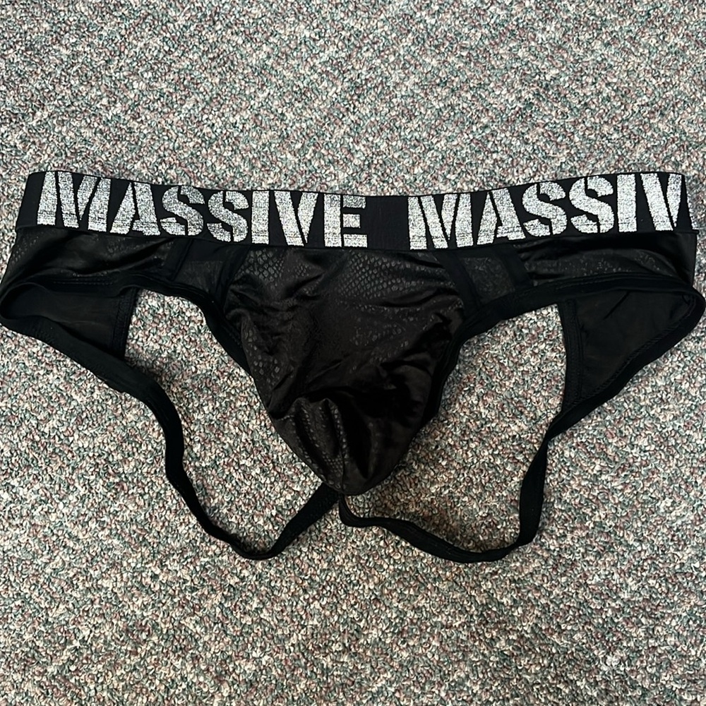 Men black Jock MASSIVE